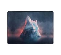 WZYWHJ Area Rugs,Living Room Floor Mats Runner Rug Non-Skip Nursery Mat Playing Carpet 80x58 inch Melting Iceberg Printed
