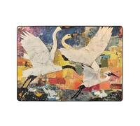 WZYWHJ Area Rugs,Living Room Floor Mats Runner Rug Non-Skip Nursery Mat Playing Carpet 80x58 inch Origami inspiration Picture