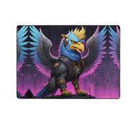 WZYWHJ Area Rugs,Living Room Floor Mats Runner Rug Non-Skip Nursery Mat Playing Carpet 80x58 inch Punk Griffin Pattern