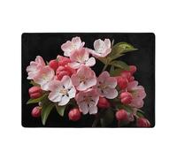WZYWHJ Area Rugs,Living Room Floor Mats Runner Rug Non-Skip Nursery Mat Playing Carpet 80x58 inch red cherry blossom Printed