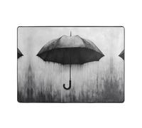 WZYWHJ Area Rugs,Living Room Floor Mats Runner Rug Non-Skip Nursery Mat Playing Carpet 80x58 inch Sketch Umbrella Printed
