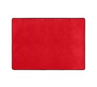 WZYWHJ Area Rugs,Living Room Floor Mats Runner Rug Non-Skip Nursery Mat Playing Carpet 80x58 inch Solid color red Printing