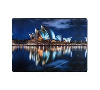 WZYWHJ Area Rugs,Living Room Floor Mats Runner Rug Non-Skip Nursery Mat Playing Carpet 80x58 inch Sydney Opera House Printed