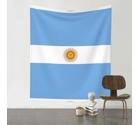 WZYWHJ Argentine flag Printed Decorative tapestry 60x51 inch Suitable for wall hanging, dormitory