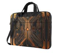 WZYWHJ Art Deco Circuit Prints Ultra-thin portable single-shoulder laptop bag 15.6 inch computer accessories soft shockproof for laptops