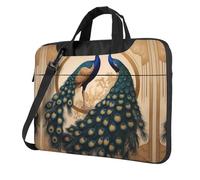 WZYWHJ Art Deco Peacock Prints Ultra-thin portable single-shoulder laptop bag 15.6 inch computer accessories soft shockproof for laptops