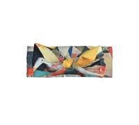 WZYWHJ Art Origami prints baby bow headbands and elastic soft hair accessories for newborns and girls