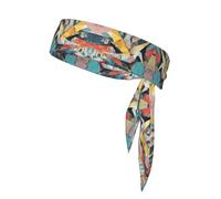 WZYWHJ Art Origami Prints Headbands,Sports Head Tie,Headband for Men and Women,Hair Band for Running Workout Football