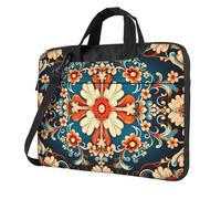 WZYWHJ Artistic Flower Patterns Printing Ultra-thin portable single-shoulder laptop bag 14 inch computer accessories soft shockproof for laptops