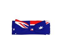 WZYWHJ Australian flag Pattern baby bow headbands and elastic soft hair accessories for newborns and girls