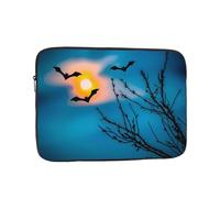 WZYWHJ Bat Under Night Sky Printing Shockproof Portable Laptop Sleeve Case 17 inch for Men and Women Business Travel, School, Office Daily Use