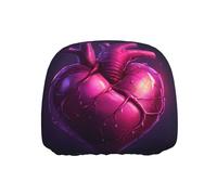 WZYWHJ Beating Heart Picture Seat Head Pillowcase Car Truck General Motors Parts Protective Cover one Pack