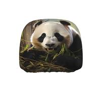 WZYWHJ Beautiful Giant Panda Printed Seat Head Pillowcase Car Truck General Motors Parts Protective Cover one Pack