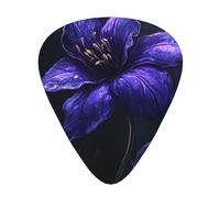 Wzywhj Beautiful Little Flowers Pattern Guitar Pick Easy Grip Uke Picks For Your Bass, Ukulele, Acoustic And Electric Guitar，12 Piece