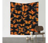 WZYWHJ beautiful monarch butterfly Printing Decorative tapestry 60x51 inch Suitable for wall hanging, dormitory,wall fabrics