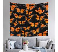 WZYWHJ beautiful monarch butterfly Printing Indoor Decor Tapestry 60x51 in : Soft, Quality and lightweight Suitable for wall hanging tapestries