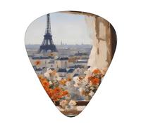 Wzywhj Beautiful Pylons In The Distance Printed Guitar Picks 12 Piece, Easy Grip Uke Picks Hold In One'S Hands, Ukulele, Acoustic Or Electric Electric Guitar