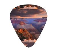 Wzywhj Beauty Grand Canyon Pattern Guitar Pick Easy Grip Uke Picks For Your Bass, Ukulele, Acoustic And Electric Guitar，12 Piece
