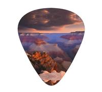 Wzywhj Beauty Grand Canyon Pattern Guitar Pick Easy Grip Uke Picks For Your Bass, Ukulele, Acoustic And Electric Guitarï¼Œ12 Piece