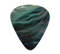 Wzywhj Big Fishing Net Printing Guitar Plectrum Easy Grip Uke Picks Holdingï¼Œ Ukulele, Acoustic And Electric Guitarï¼Œ12 Piece