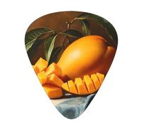 Wzywhj Big Mango Pattern Guitar Pick Easy Grip Uke Picks For Your Bass, Ukulele, Acoustic And Electric Guitarï¼Œ12 Piece