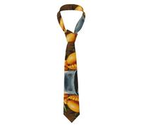 WZYWHJ Big mango Pattern Silk men's formal suit tie, suitable for daily use and business gatherings Necktie
