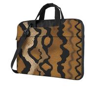 WZYWHJ Big Snake Skin Pattern Ultra-thin portable single-shoulder laptop bag 15.6 inch computer accessories soft shockproof for laptops