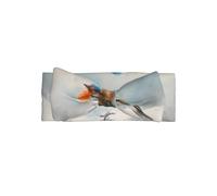 WZYWHJ Birds on the snow Printing baby bow headbands and elastic soft hair accessories for newborns and girls