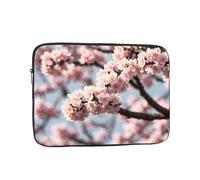 WZYWHJ Blooming Cherry Blossoms Prints Shockproof Portable Laptop Sleeve Case 17 inch for Men and Women Business Travel, School, Office Daily Use