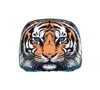 WZYWHJ Blue Background Tiger Illustration Picture Seat Head Pillowcase Car Truck General Motors Parts Protective Cover one Pack
