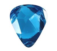 Wzywhj Blue Crystal Pattern Guitar Pick Easy Grip Uke Picks For Your Bass, Ukulele, Acoustic And Electric Guitar,12 Piece