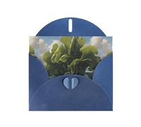 WZYWHJ Blue Holiday Greeting Card 6x4 in with Envelope for Christmas, Birthday, Valentine's Day, Party Invitation Magical seaweed Picture