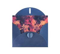 WZYWHJ Blue Holiday Greeting Card for Christmas, Birthday, Anniversary & more Colorful tie-dye Pattern