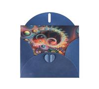 WZYWHJ Blue Holiday Greeting Card for Christmas, Birthday, Anniversary & more Strange Objects Picture