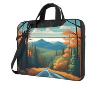 WZYWHJ Blue Ridge Parkway Mountains Prints Ultra-thin portable single-shoulder laptop bag 15.6 inch computer accessories soft shockproof for laptops