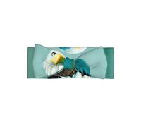 WZYWHJ Brave Eagle Picture baby bow headbands and elastic soft hair accessories for newborns and girls