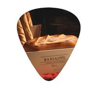 Wzywhj Bread In A Box Printing Guitar Plectrum Easy Grip Uke Picks Holding， Ukulele, Acoustic And Electric Guitar，12 Piece