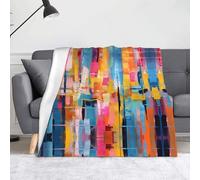 WZYWHJ Brightly Colored Printed Blankets Throws - Lightweight Warm Comfortable Soft Durable Home Practical Rest Outdoor