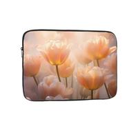 WZYWHJ Brightly Colored Tulips Pattern Shockproof Portable Laptop Sleeve Case 17 inch for Men and Women Business Travel, School, Office Daily Use