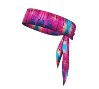 WZYWHJ Broken Wall Prints Headbands,Sports Head Tie,Headband for Men and Women,Hair Band for Running Workout Football
