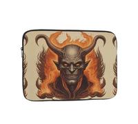 WZYWHJ Burning Devil Printing Shockproof Portable Laptop Sleeve Case 12 inch for Men and Women Business Travel, School, Office Daily Use