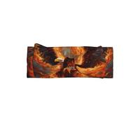 WZYWHJ Burning eagle Printing baby bow headbands and elastic soft hair accessories for newborns and girls