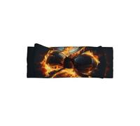 WZYWHJ Burning football Printing baby bow headbands and elastic soft hair accessories for newborns and girls