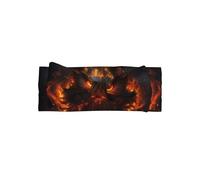 WZYWHJ Burning Owl Printing baby bow headbands and elastic soft hair accessories for newborns and girls