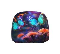 WZYWHJ Butterflies in Dreams Printed Seat Head Pillowcase Car Truck General Motors Parts Protective Cover one Pack