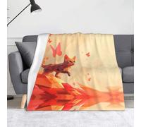 WZYWHJ Cat Chasing Butterfly Printing Blankets Throws - Lightweight Warm Comfortable Soft Durable Home Practical Rest Outdoor