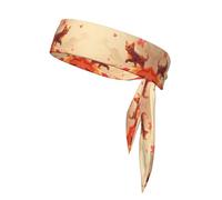 WZYWHJ Cat chasing butterfly Printing Headbands,Sports Head Tie,Headband for Men and Women,Hair Band for Running Workout Football