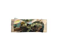 WZYWHJ Chameleon Model prints baby bow headbands and elastic soft hair accessories for newborns and girls