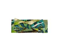 WZYWHJ Chameleon On Branch Printing baby bow headbands and elastic soft hair accessories for newborns and girls