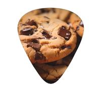 Wzywhj Chocolate Chip Cookie Printing Guitar Plectrum Easy Grip Uke Picks Holdingï¼Œ Ukulele, Acoustic And Electric Guitarï¼Œ12 Piece